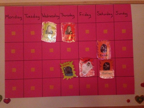 Visual Schedule Feature